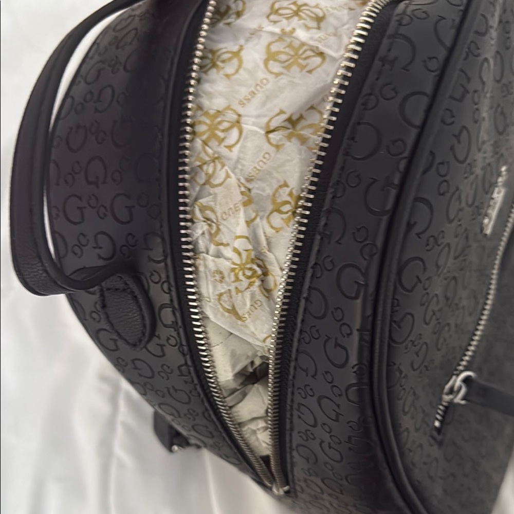 Guess Black Patterned Backpack - Picture 3 of 3